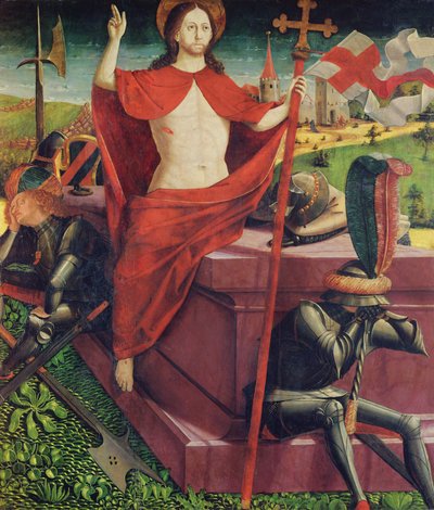 La resurrección, del retablo de San Esteban de Michael Pacher